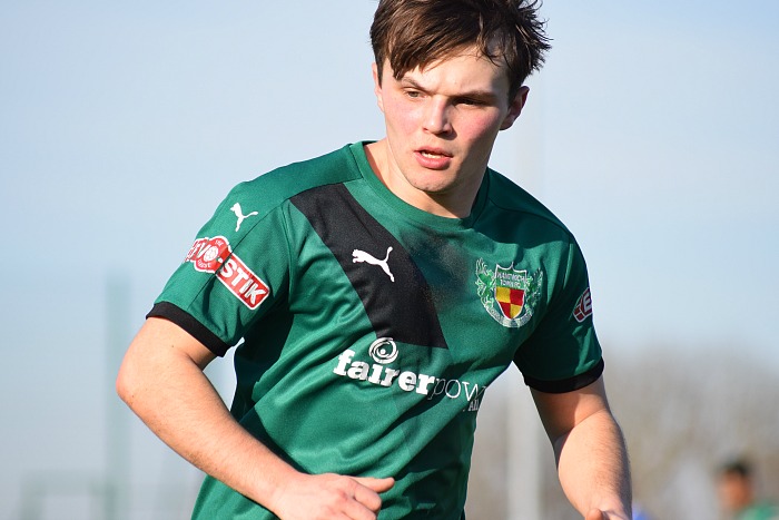 FA Cup winner - Sean Cooke eyes the ball - pic by Jonathan White