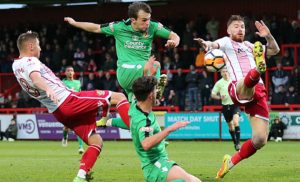 Nantwich Town heroes valiant in FA Cup defeat at League Two Stevenage