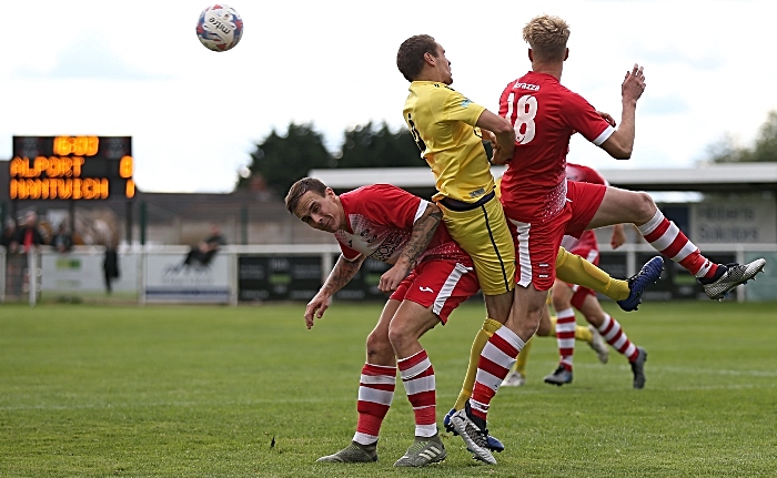 Second-half - Dabbers captain Joel Stair fights for the ball (1)