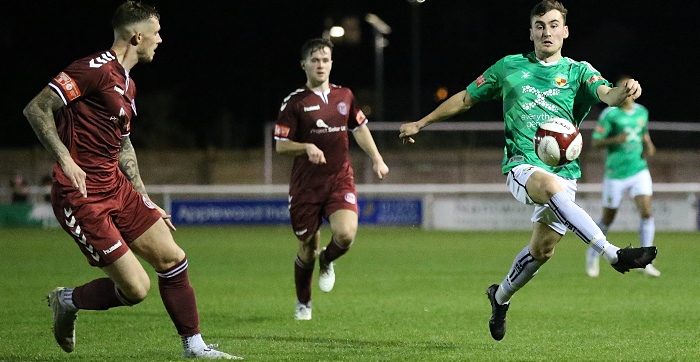 Second-half - Jack Hatton controls the ball (1)