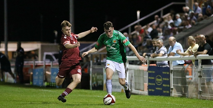 Second-half - Jack Hatton with the ball (1)