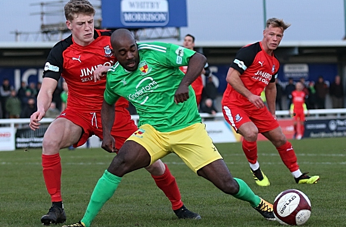 Second-half - Joe Mwasile on the ball (1)