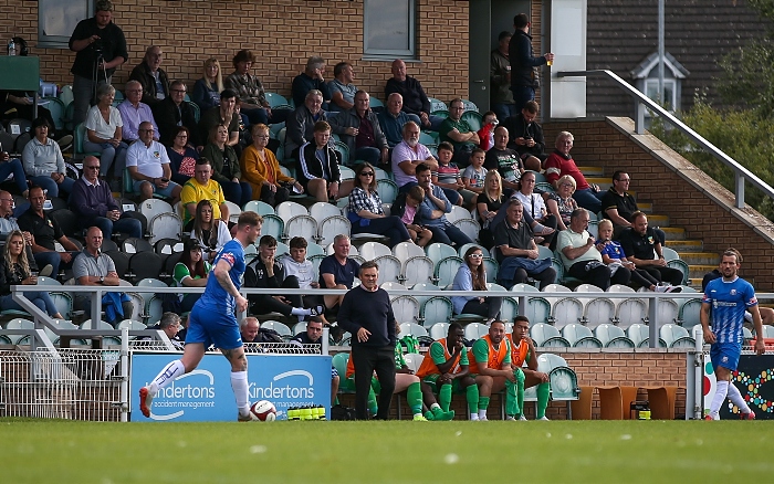 Second-half - Manager Dave Cooke on the touchline (1)