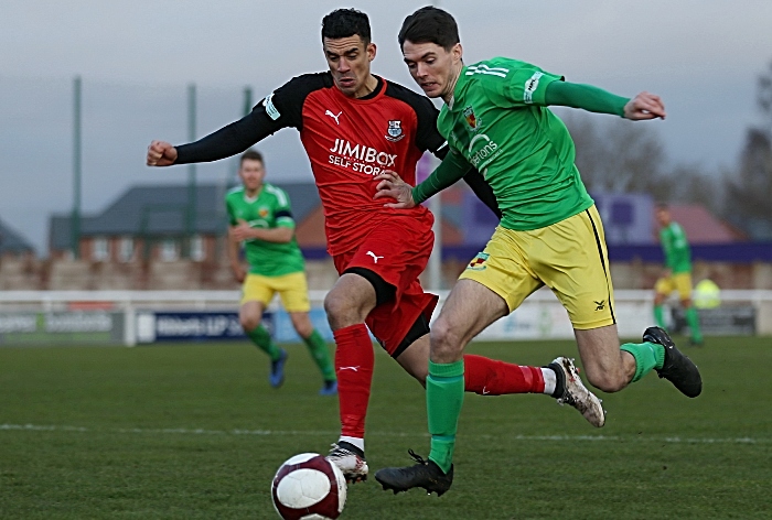 Second-half - Matty Devine on the ball (1)