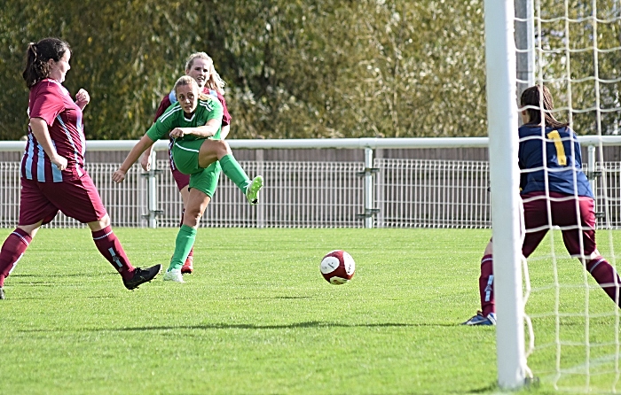 Second-half - Nantwich Town Ladies FC shoot at goal (1)