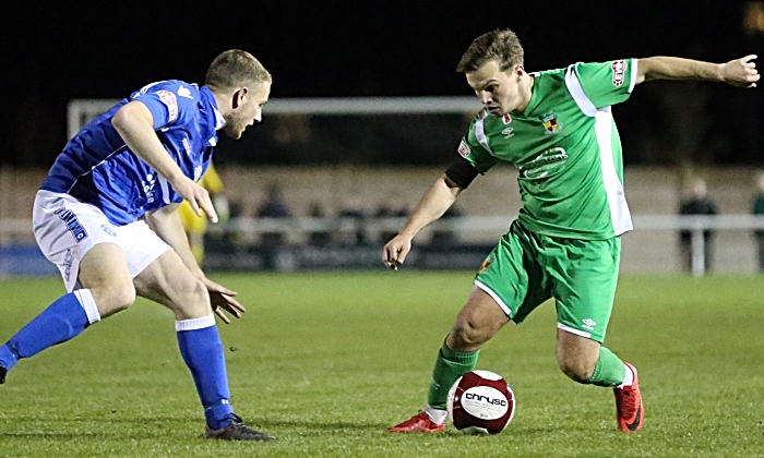 Second-half - Sean Cooke on the ball (1)