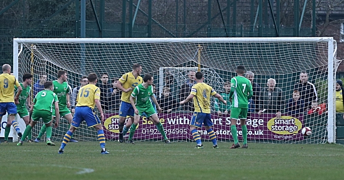 Second-half - Warrington Town equalise in injury time (1)