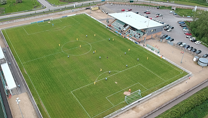 aerial view Nantwich Veterans v Corinthians