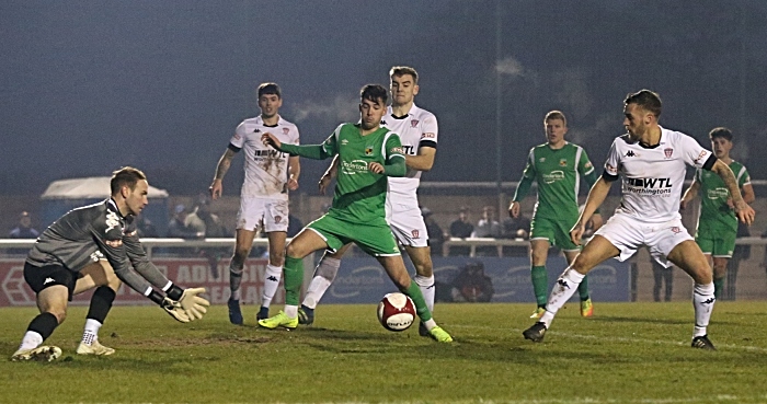 Second-half - ball enters the Witton Albion danger area (1)