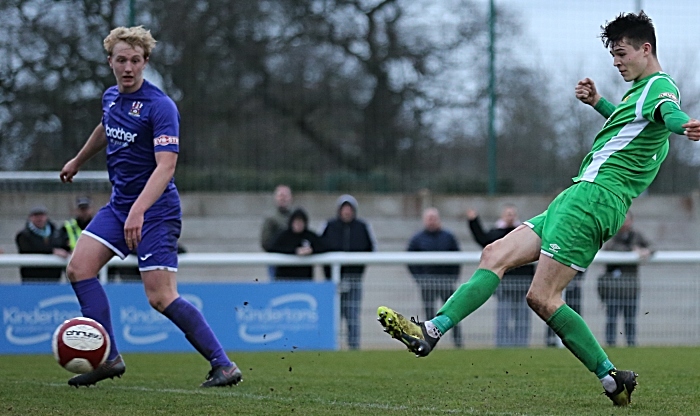 Second-half - fourth Nantwich goal - a second goal for Joe Malkin (1)