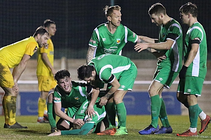 Second-half - injury time winner from Danny Glover who is injured during his winning kick (1)