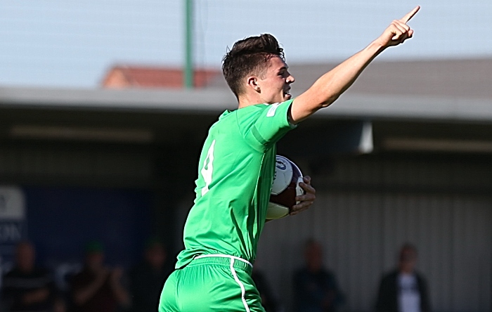 two goals v Tividale - second Nantwich goal - Joe Malkin celebrates (1)