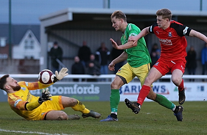 Second-half - third Nantwich Town winning goal - David Webb (1)