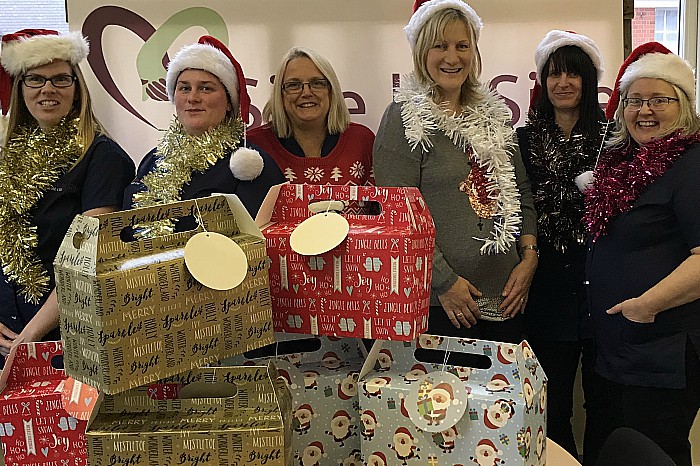 Side by Side Care staff get into Christmas spirt ahead of Weston Lights Switch-On