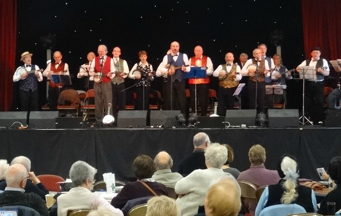 Jazz Festival - South Cheshire George Formby Ukulele Society perform at the Nantwich Civic Hall