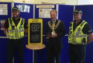 Nantwich Town Council donates police kit to target speeders
