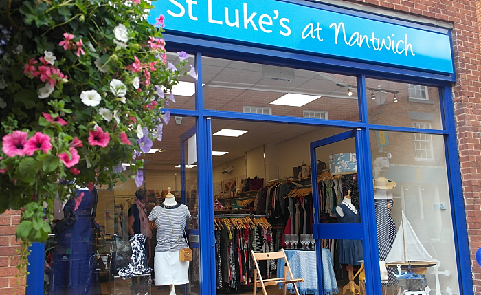 St Luke's charity shop at Nantwich