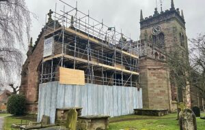 St Mary’s Church in Acton receives parapet renovation