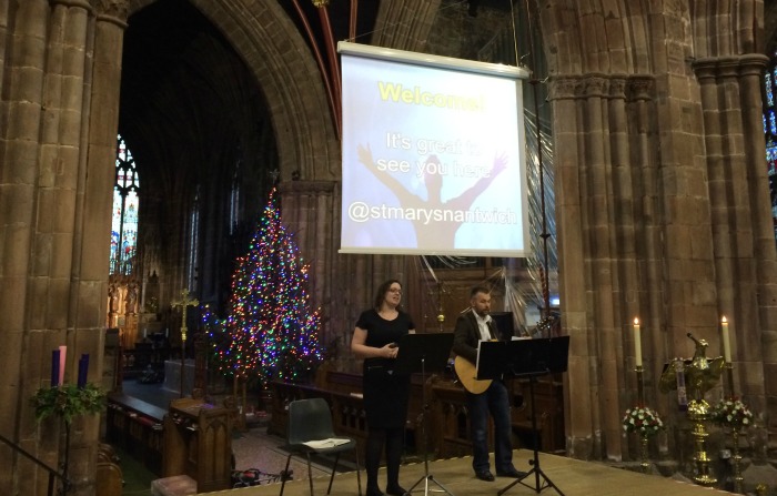 St Marys Church Nantwich - crib service musicians