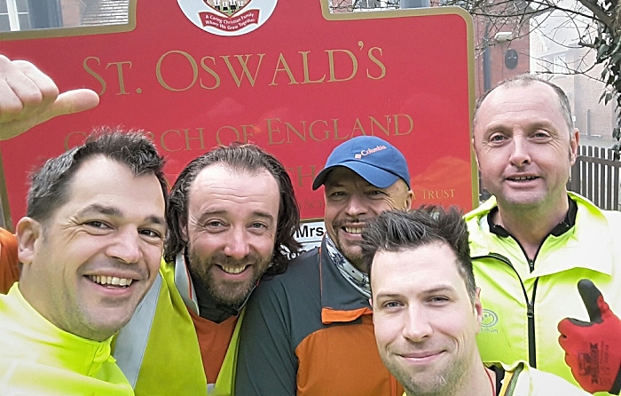 St Oswalds dads - run for heidi