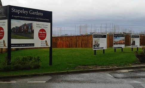 Stapeley Gardens housing development