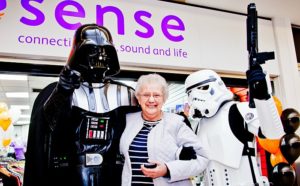 Star Wars takeover of Nantwich shop boosts deaf-blind charity