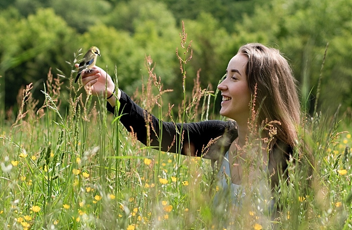 Stock image - cheshire wildlife trust wellbeing project