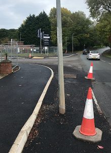 Street light in the road at Church Lane (2) (1)