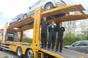 Nantwich firm Car Transplants donates vehicles for college students