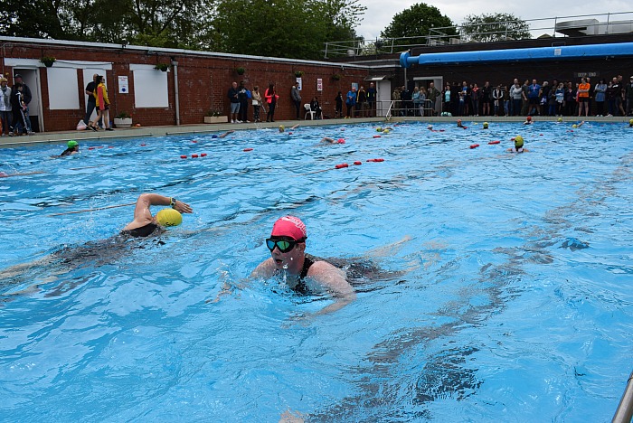 Swim – outdoor brine pool at Nantwich Swimming Pool