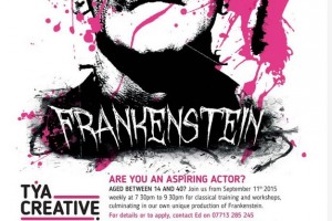 Nantwich Young Actors to run Frankenstein TYAFridays