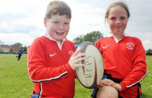 Nantwich and Crewe youngsters enjoy tag rugby festival
