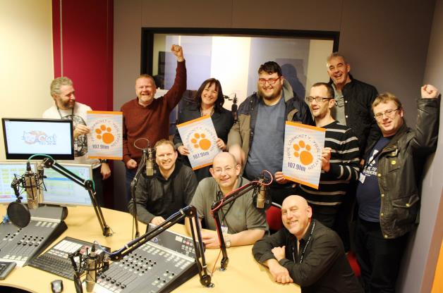 The Cat radio team