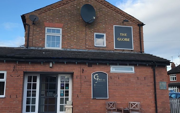 The Globe on Audlem Road in Nantwich
