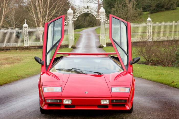 ountach, one of the cars set to feature in the Eighties Supercars concours on Sunday 14th June