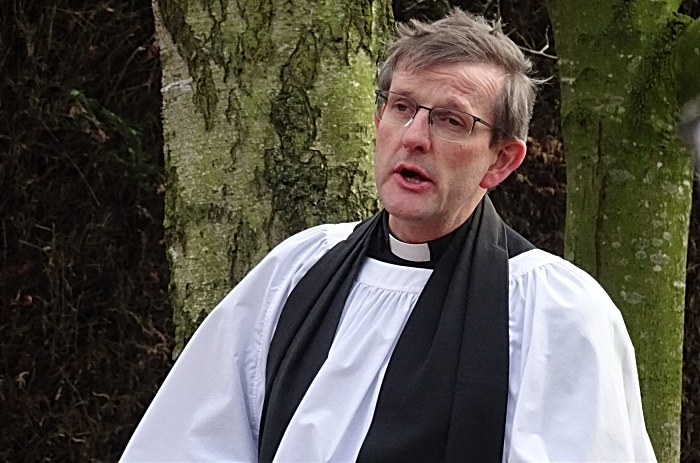 The Memorial Service was led by Rector of St Mary's Church Nantwich Revd Dr Mark Hart (1)