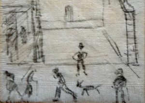 LS Lowry tissue sketch sells for £8,000 in Nantwich auction