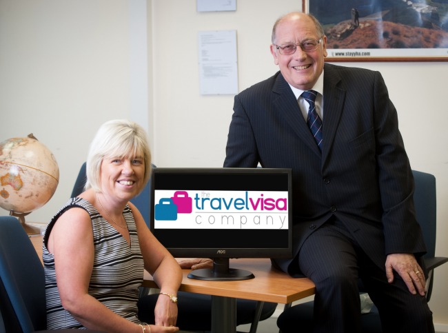 The Travel Visa Company co-founders Karen Taylor and Ray Ward (1)