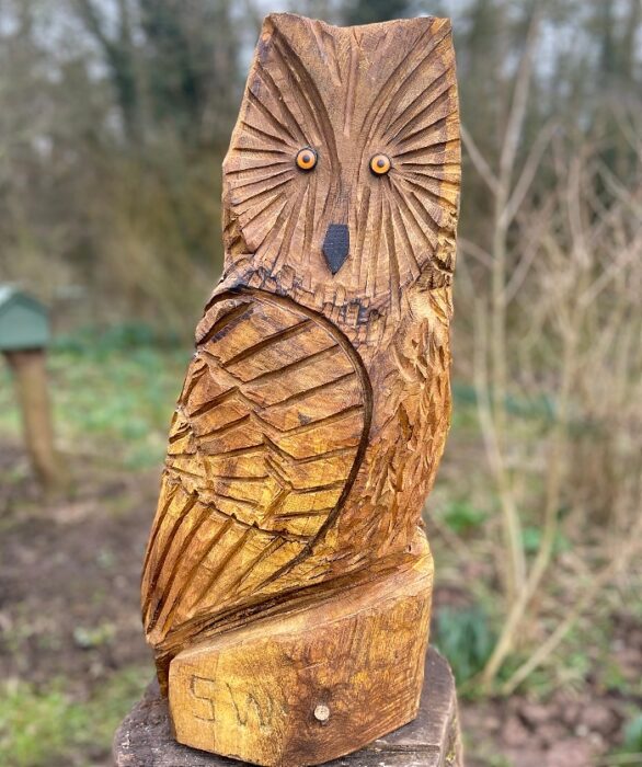 The owl sculpture at Joey the Swan recreation ground (1)