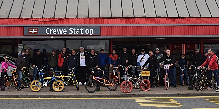 BMX - The start at Crewe railway station (1)