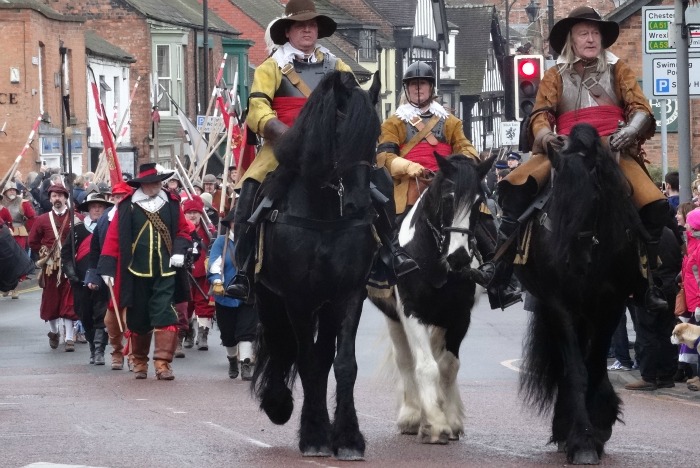 Troops march to Nantwich Town Square (1)