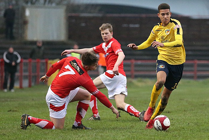 Troy Bourne on the ball