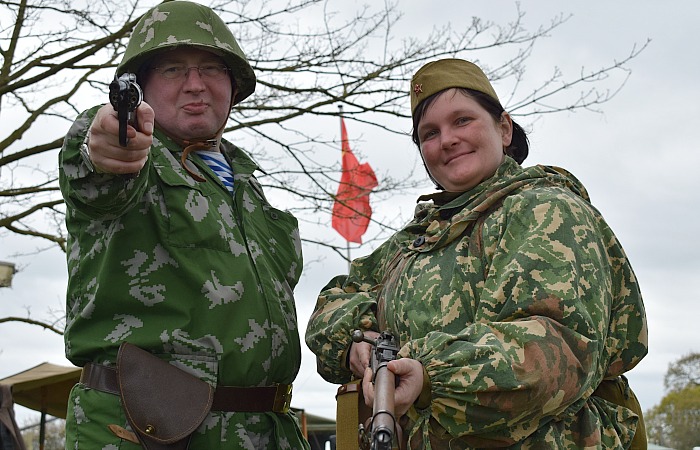 USSR military prepare their weapons - Soviet threat