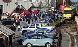 “Off The Rails Classic Cars” entertains at Crewe Heritage Centre