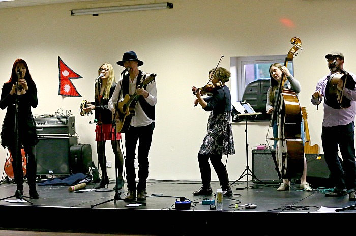 Vervain perform at the fund-raising music concert