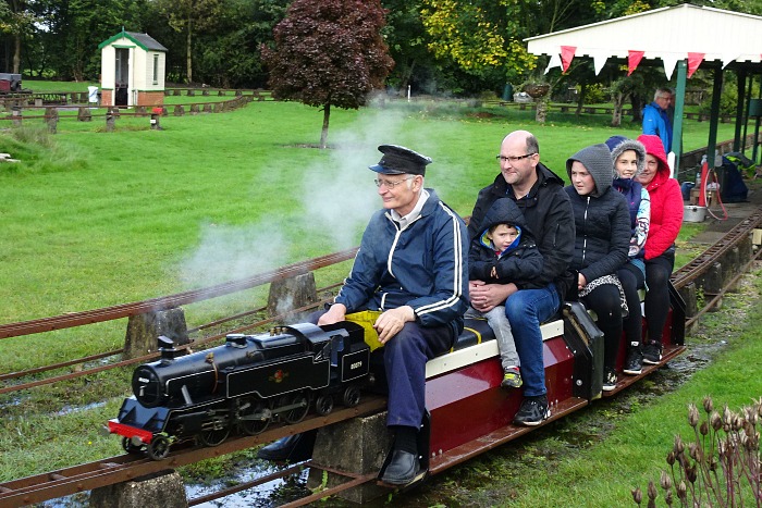 Visitors enjoy their miniature-gauge steam ride (1)