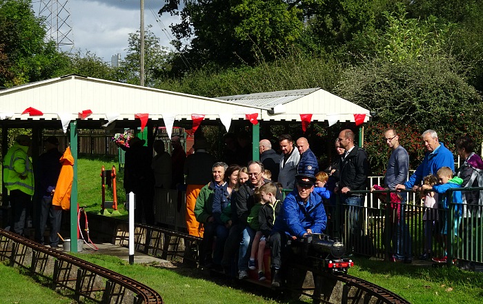 Visitors enjoy their miniature-gauge steam ride (2)