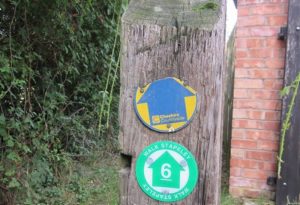 New waymarkers unveiled for Stapeley parish walks