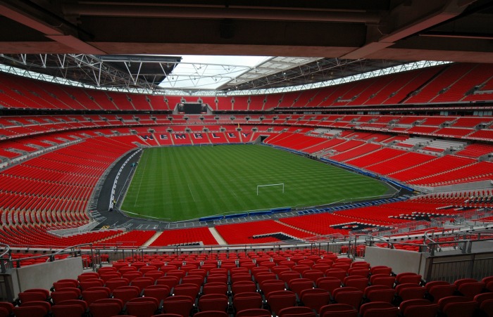 Wembley Stadium interior pic under creative commons by jbmg40