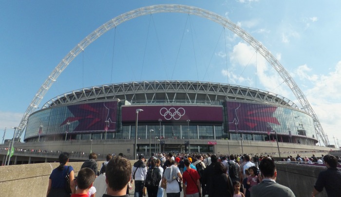 Wembley Stadium pic under creatve commons by Richard Johnson